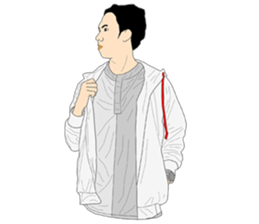 His friends Dadao sticker #12015865