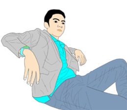 His friends Dadao sticker #12015871