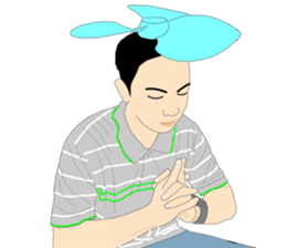 His friends Dadao sticker #12015873