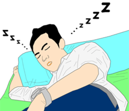 His friends Dadao sticker #12015875