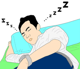 His friends Dadao sticker #12015875