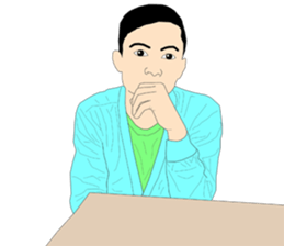 His friends Dadao sticker #12015883