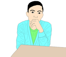 His friends Dadao sticker #12015883