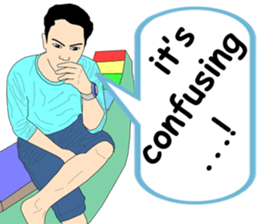 His friends Dadao sticker #12015885