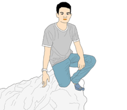 His friends Dadao sticker #12015886