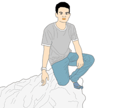 His friends Dadao sticker #12015886