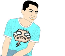 His friends Dadao sticker #12015887