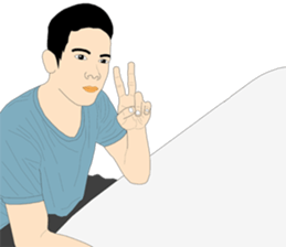 His friends Dadao sticker #12015888