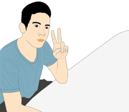 His friends Dadao sticker #12015888