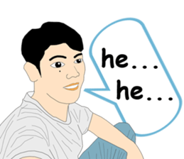 His friends Dadao sticker #12015890