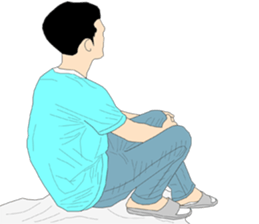 His friends Dadao sticker #12015892