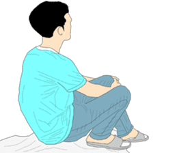 His friends Dadao sticker #12015892