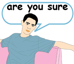 His friends Dadao sticker #12015893