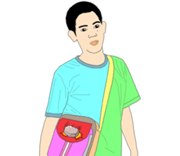 His friends Dadao sticker #12015896