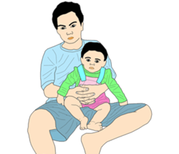 His friends Dadao sticker #12015897