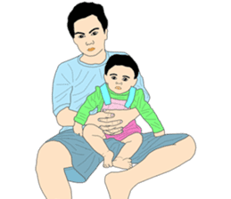 His friends Dadao sticker #12015897