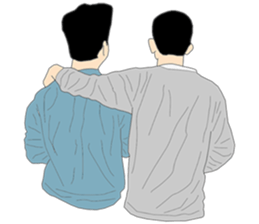 His friends Dadao sticker #12015899