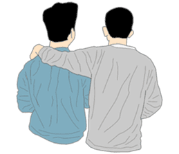 His friends Dadao sticker #12015899