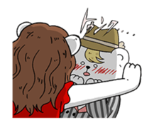 white bear host sticker #12016080