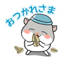 It move! The Mountaineering Hamster. sticker #12016421