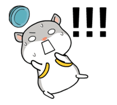 It move! The Mountaineering Hamster. sticker #12016434