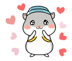 It move! The Mountaineering Hamster. sticker #12016435