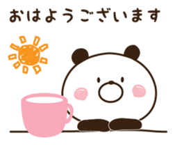 Warmly, Mr. panda 2 sticker #12016502