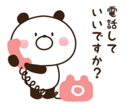 Warmly, Mr. panda 2 sticker #12016519