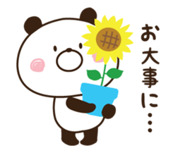 Warmly, Mr. panda 2 sticker #12016526