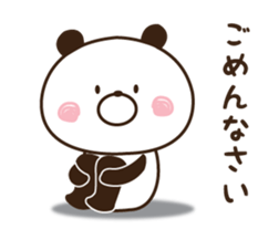 Warmly, Mr. panda 2 sticker #12016529