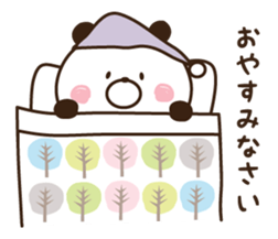 Warmly, Mr. panda 2 sticker #12016533