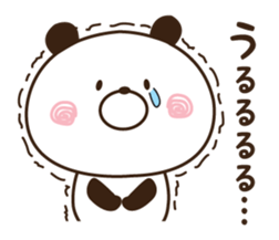 Warmly, Mr. panda 2 sticker #12016535