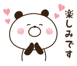 Warmly, Mr. panda 2 sticker #12016536