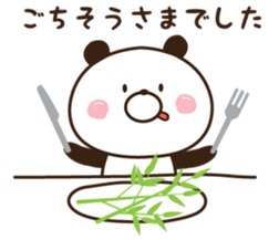 Warmly, Mr. panda 2 sticker #12016537