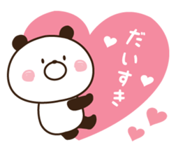 Warmly, Mr. panda 2 sticker #12016539