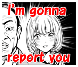 Guys in a pinch sticker #12016672