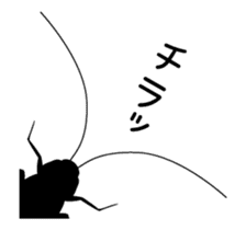 Cockroach moving sticker #12016791