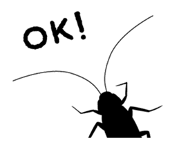 Cockroach moving sticker #12016797