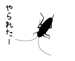 Cockroach moving sticker #12016799