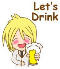 handsome host sticker #12017595