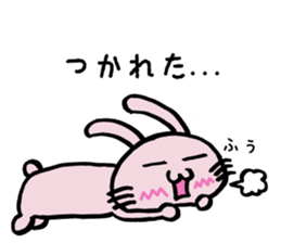 Howahowa rabbit2 sticker #12017605