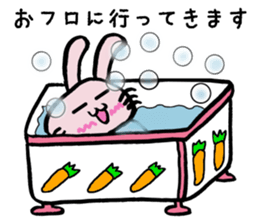 Howahowa rabbit2 sticker #12017626