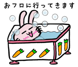 Howahowa rabbit2 sticker #12017626