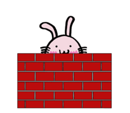 Howahowa rabbit2 sticker #12017635