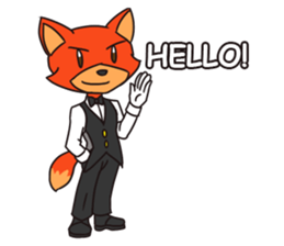 Butler Foxo sticker #12017982