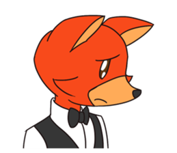 Butler Foxo sticker #12017984