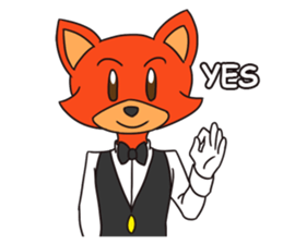 Butler Foxo sticker #12017987