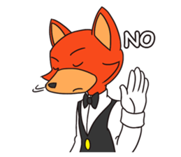 Butler Foxo sticker #12017988