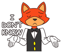 Butler Foxo sticker #12017989