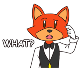 Butler Foxo sticker #12017990